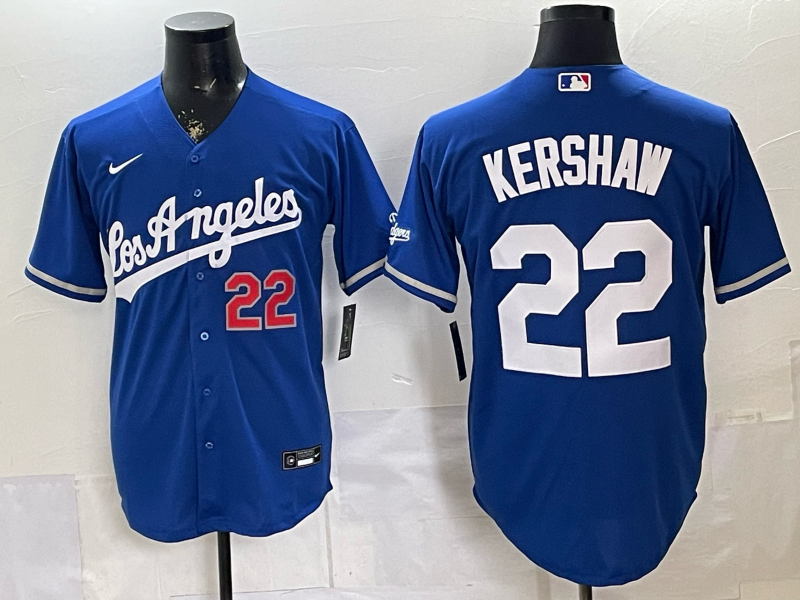 Men Los Angeles Dodgers #22 Kershaw blue Game 2026 Nike MLB Jersey 04010005->->MLB Jersey